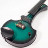 Cantini Earphonic 5-String Electric Violin with MIDI, Green/Black Burst - Electric Violin Shop