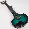 Cantini Earphonic 5-String Electric Violin with MIDI, Green/Black Burst - Electric Violin Shop