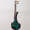 Cantini Earphonic 5-String Electric Violin with MIDI, Green/Black Burst - Electric Violin Shop