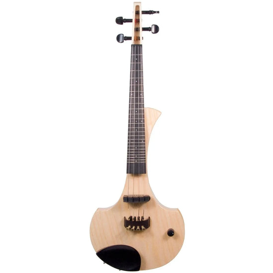 Cantini Earphonic Fretted Electric Violin with MIDI, Natural Finish - Electric Violin Shop