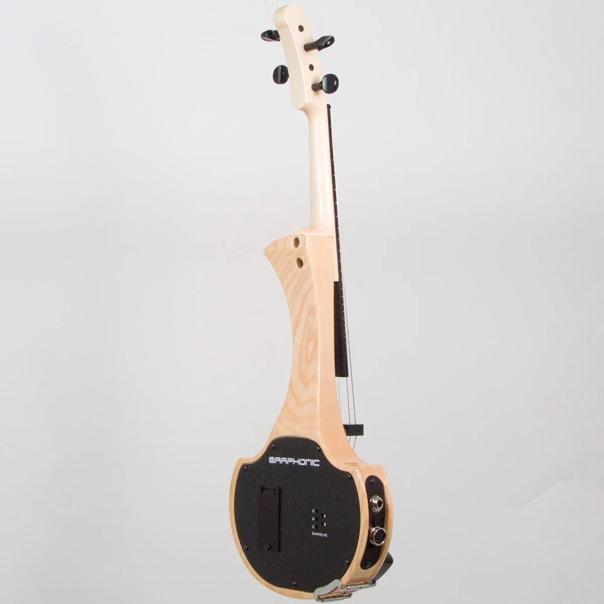 Cantini Earphonic Fretted Electric Violin with MIDI, Natural Finish - Electric Violin Shop