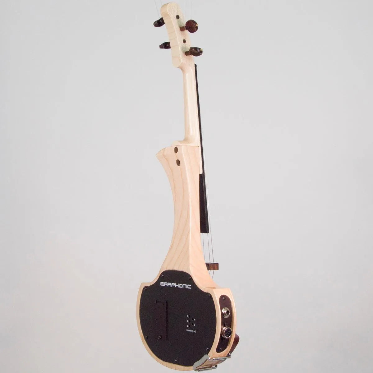 Cantini Earphonic Electric Violin with MIDI, Red Elm Burl - Electric Violin Shop