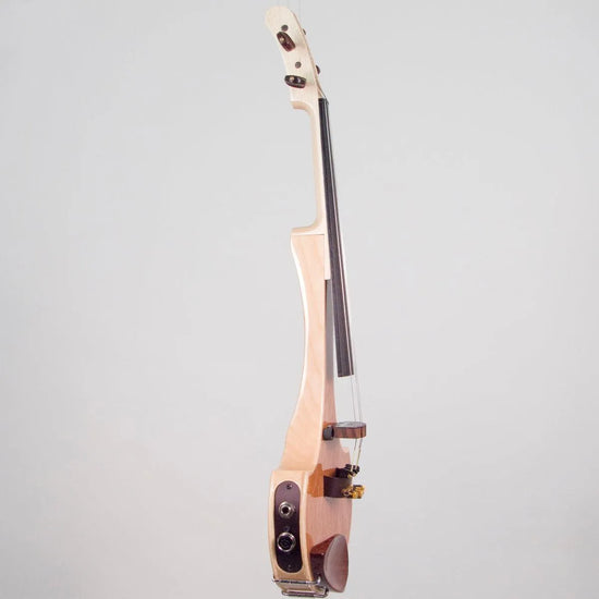 Cantini Earphonic Electric Violin with MIDI, Red Elm Burl - Electric Violin Shop