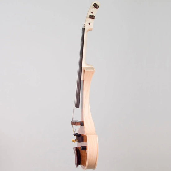 Cantini Earphonic Electric Violin with MIDI, Red Elm Burl - Electric Violin Shop