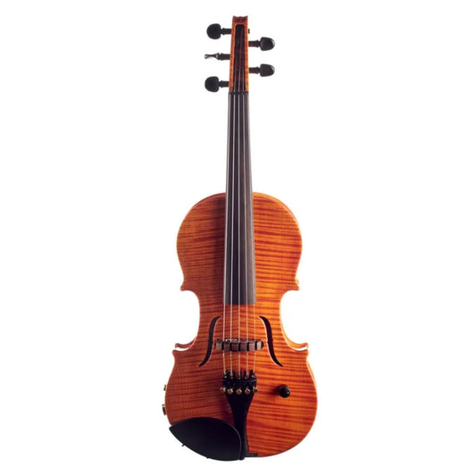 Cantini E-Acoustic 5-String hollowbody archtop electric violin with MIDI - Electric Violin Shop