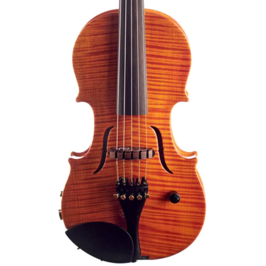 Cantini E-Acoustic 5-String hollowbody archtop electric violin with MIDI - Electric Violin Shop