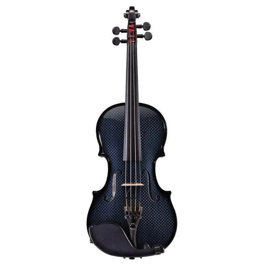 Glasser AE Carbon Composite Acoustic-Electric Violin, 4-String Blue