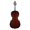 Glasser AE 4-String Carbon Composite 4/4 Acoustic-Electric Cello Outfit, Orange - Electric Violin Shop