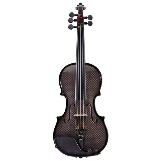 Glasser AE Carbon Composite Acoustic-Electric Violin, 5-String Champagne