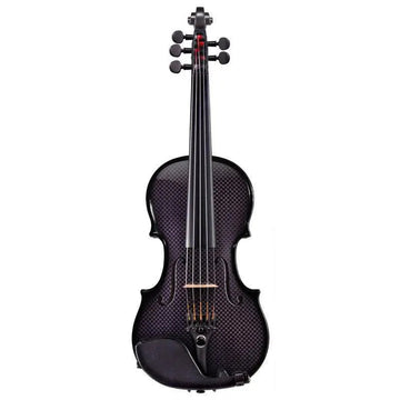 Glasser AE Carbon Composite Acoustic-Electric Violin, 5-String Purple