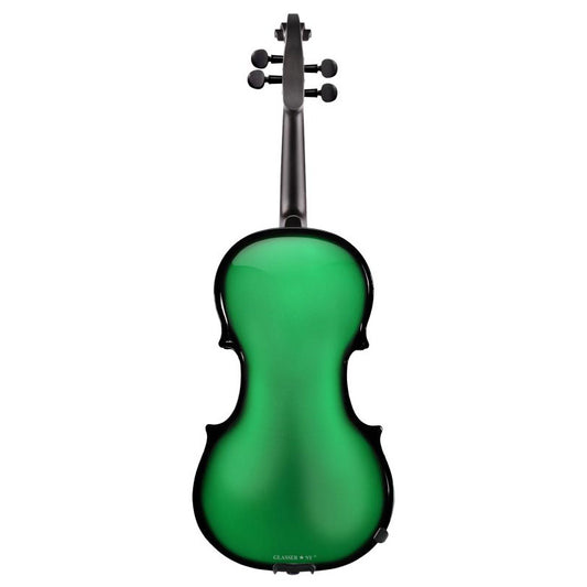 Glasser AEX Carbon Composite Acoustic-Electric Violin, 4-String Green