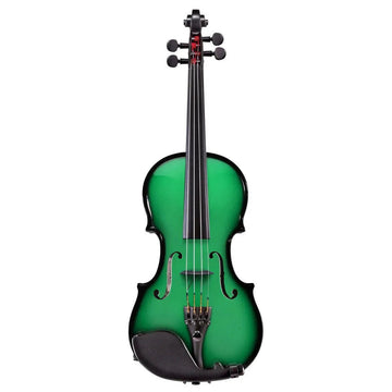 Glasser AEX Carbon Composite Acoustic-Electric Violin, 4-String Green