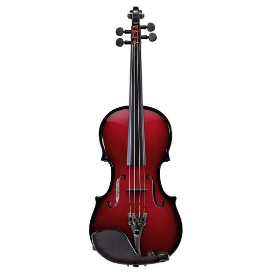 Glasser AEX Carbon Composite Acoustic-Electric Violin, 4-String Red