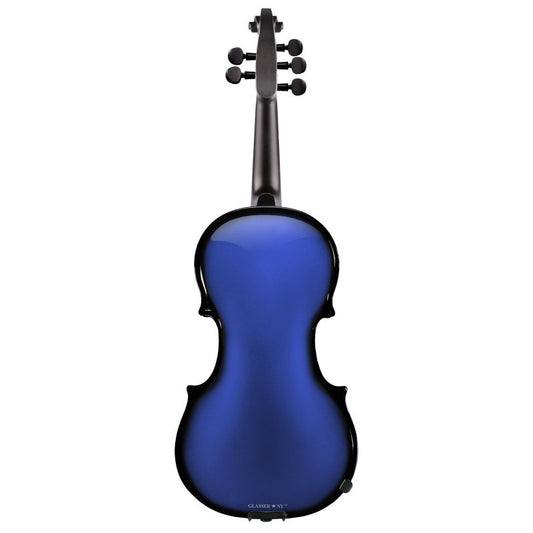 Glasser AEX Carbon Composite Acoustic-Electric Violin, 5-String Blue