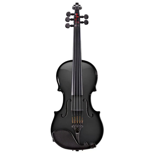Glasser AEX Carbon Composite Acoustic-Electric Violin, 5-String Gunmetal