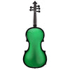 Glasser AEX Carbon Composite Acoustic-Electric Violin, 5-String Green