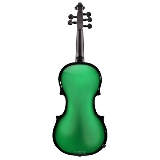 Glasser AEX Carbon Composite Acoustic-Electric Violin, 5-String Green