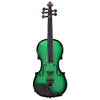 Glasser AEX Carbon Composite Acoustic-Electric Violin, 5-String Green