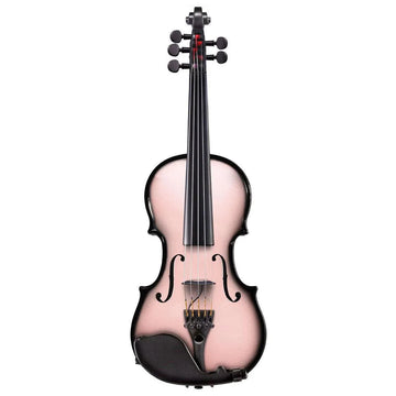 Glasser AEX Carbon Composite Acoustic-Electric Violin, 5-String Pink