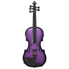 Glasser AEX Carbon Composite Acoustic-Electric Violin, 5-String Purple
