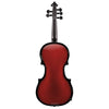 Glasser AEX Carbon Composite Acoustic-Electric Violin, 5-String Red
