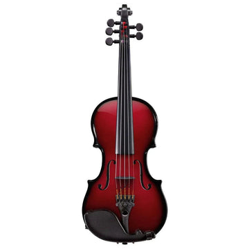 Glasser AEX Carbon Composite Acoustic-Electric Violin, 5-String Red
