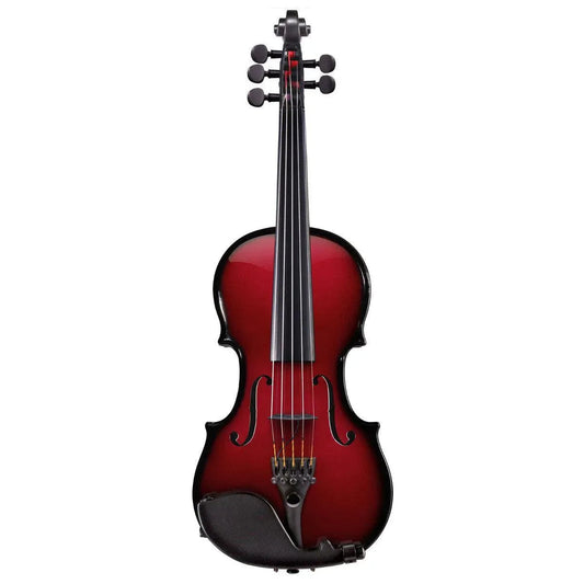 Glasser AEX Carbon Composite Acoustic-Electric Violin, 5-String Red