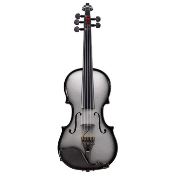Glasser AEX Carbon Composite Acoustic-Electric Violin, 5-String Silver