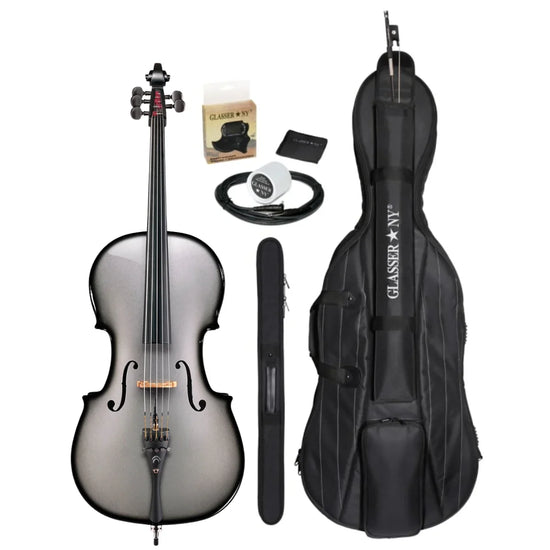 Glasser AEX Carbon Composite Acoustic-Electric Cello - Electric Violin Shop