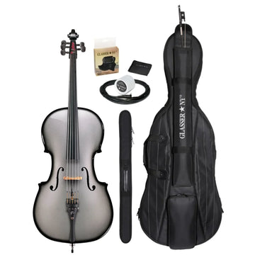 Glasser AEX Carbon Composite Acoustic-Electric Cello - Electric Violin Shop