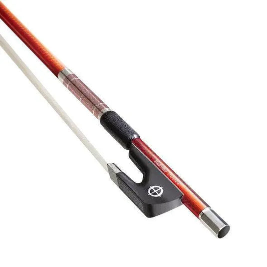 CodaBow Chroma Joule violin bow, Ruby Amber Prismatic - Electric Violin Shop