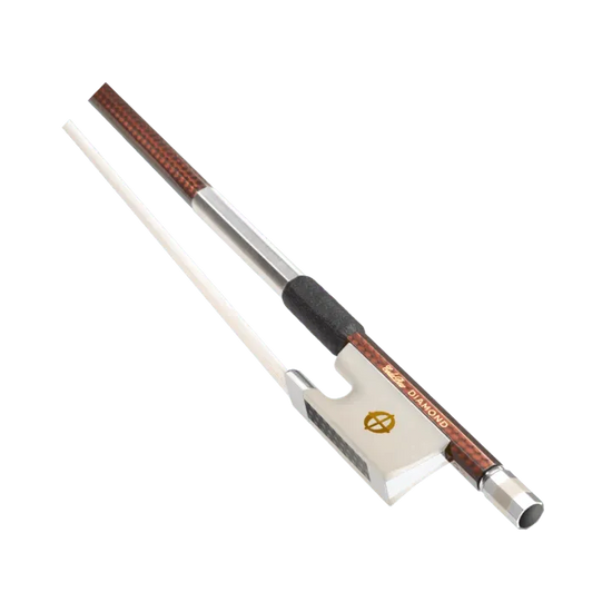 CodaBow Diamond GX violin bow, Xebony Alabaster frog - Electric Violin Shop