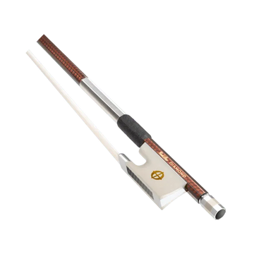 CodaBow Diamond GX violin bow, Xebony Alabaster frog - Electric Violin Shop