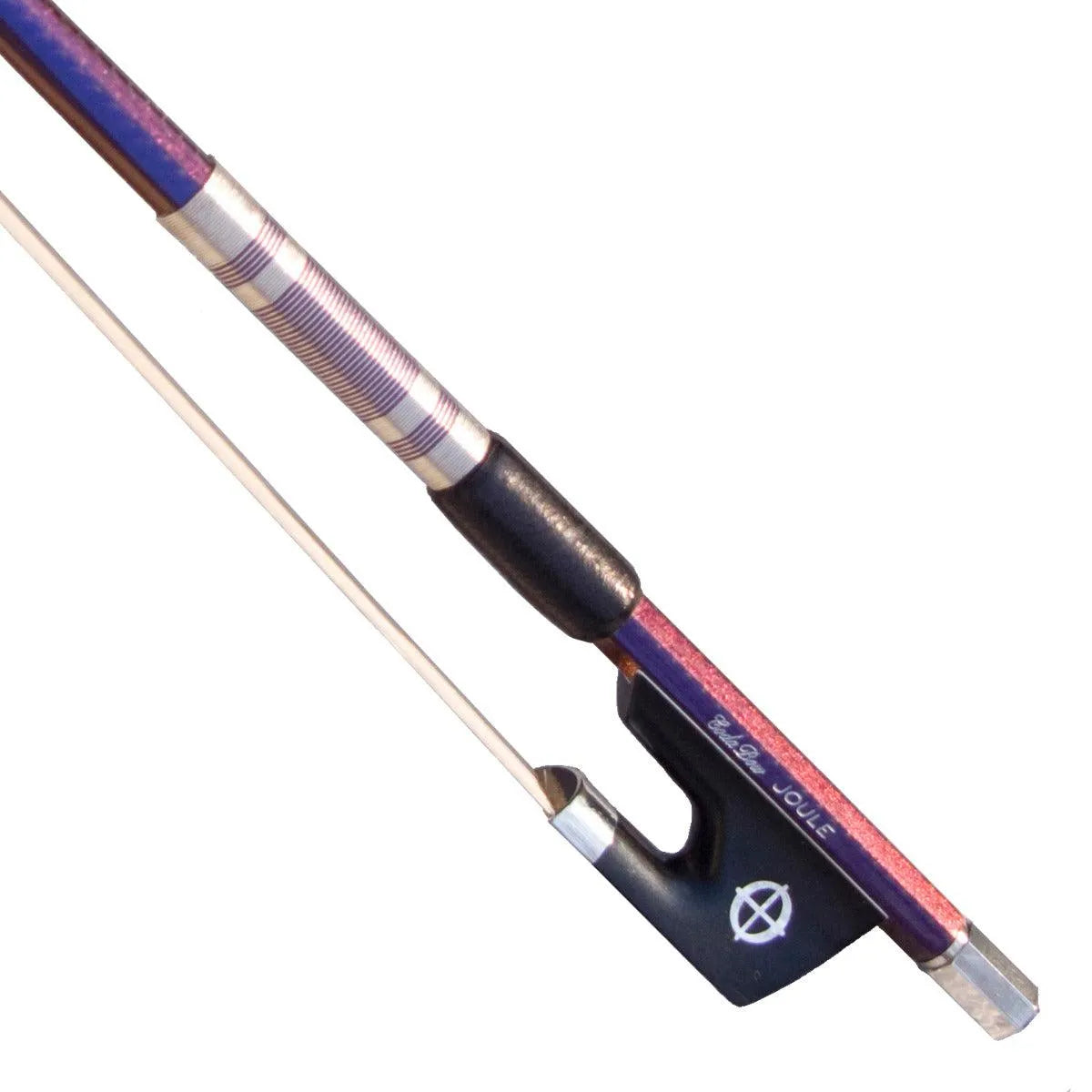 CodaBow Chroma Joule violin bow, Ruby Amethyst Prismatic - Electric Violin Shop