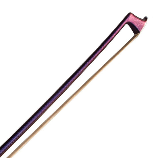 CodaBow Chroma Joule violin bow, Ruby Amethyst Prismatic - Electric Violin Shop