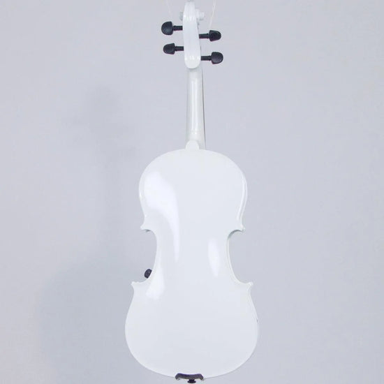 Wood Violins Concert Deluxe 4-string, White - Electric Violin Shop