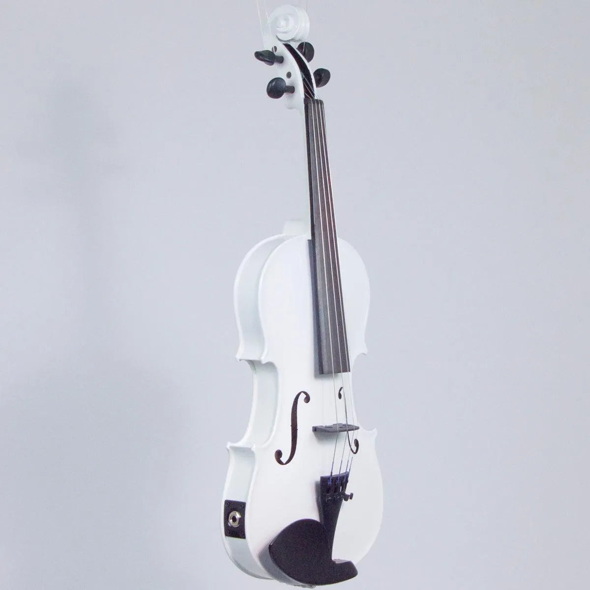 Wood Violins Concert Deluxe 4-string, White - Electric Violin Shop