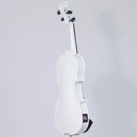 Wood Violins Concert Deluxe 4-string, White - Electric Violin Shop