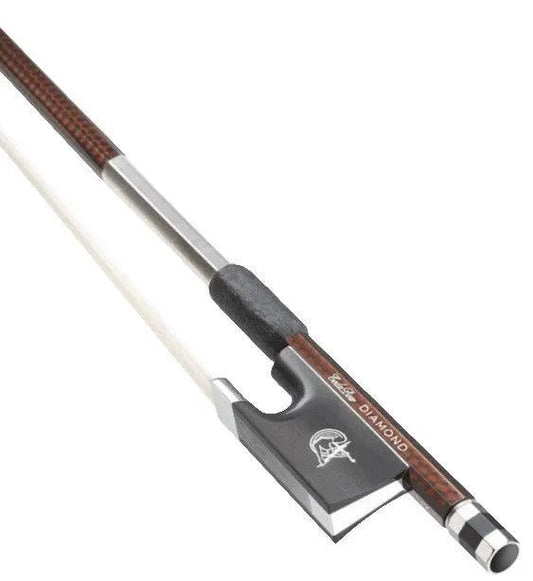 CodaBow Diamond NX Violin Bow, color and logo options - Electric Violin Shop