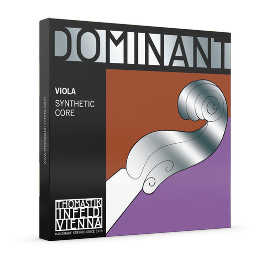 Thomastik Dominant 141 viola string set, Medium tension with ball end