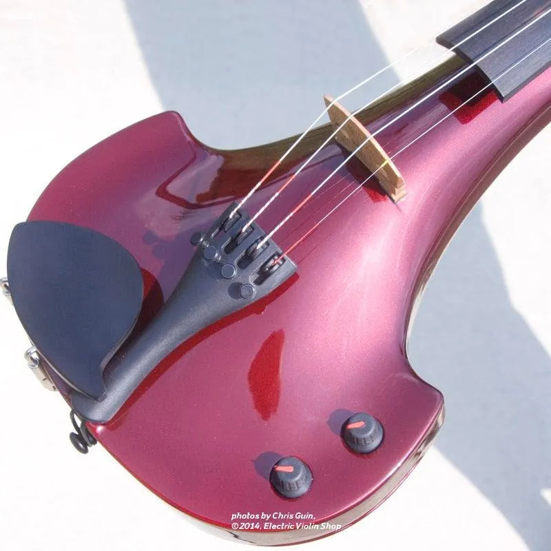 Bridge Aquila Dragon custom model, Bordeaux Pearl - Electric Violin Shop