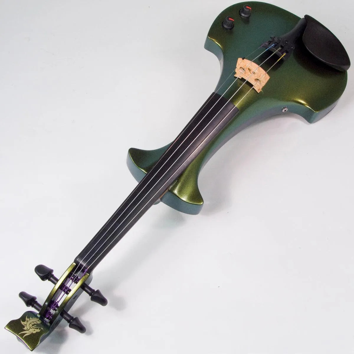 Bridge Aquila Dragon custom model, Illusion Bronze - Electric Violin Shop