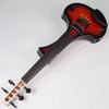 Cantini Earphonic 5-String Electric Violin with MIDI, Red/Black Sunburst - Electric Violin Shop