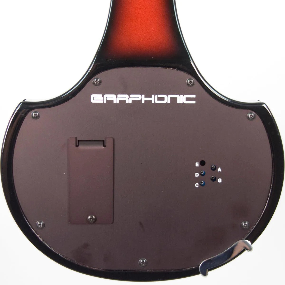 Cantini Earphonic 5-String Electric Violin with MIDI, Red/Black Sunburst - Electric Violin Shop