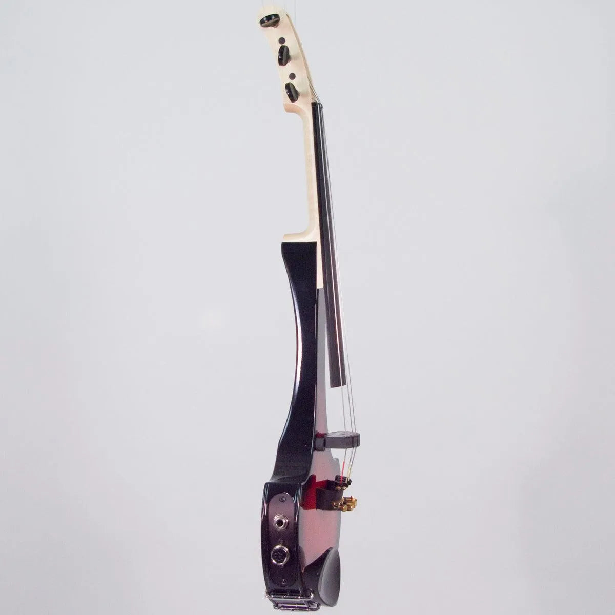 Cantini Earphonic 5-String Electric Violin with MIDI, Red/Black Sunburst - Electric Violin Shop