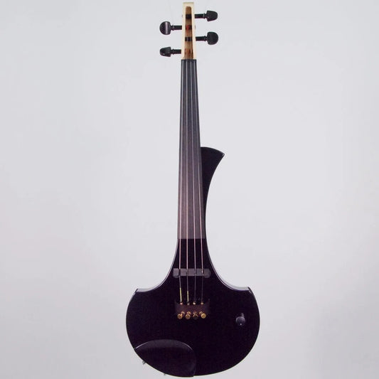 Cantini Earphonic Electric Violin with MIDI, Gloss Black - Electric Violin Shop