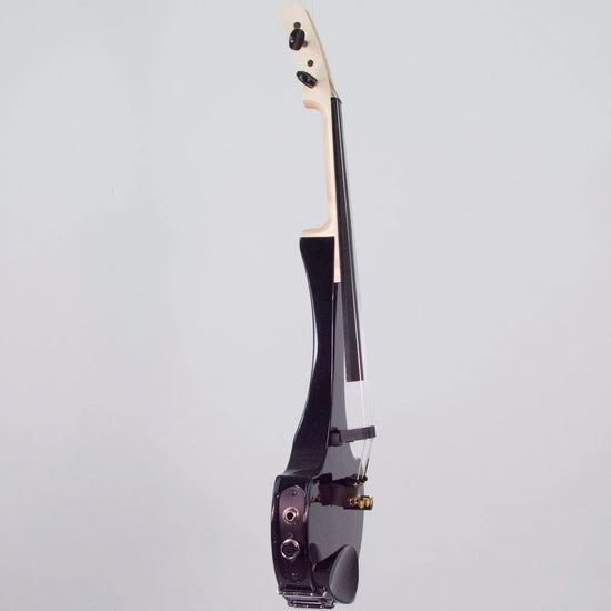 Cantini Earphonic Electric Violin with MIDI, Gloss Black - Electric Violin Shop