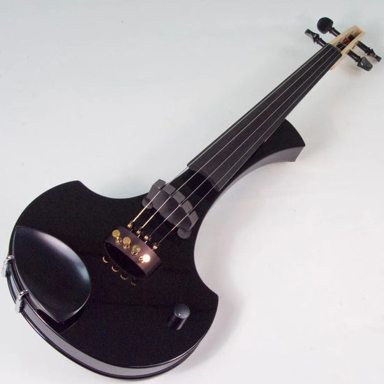 Cantini Earphonic Electric Violin with MIDI, Gloss Black - Electric Violin Shop