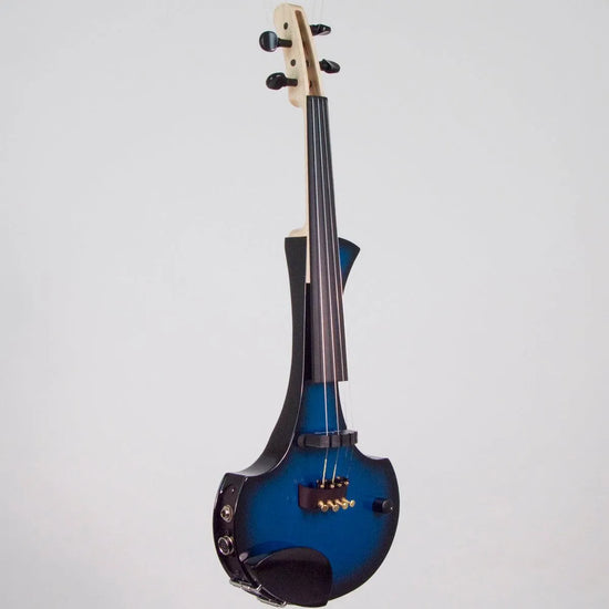 Cantini Earphonic Electric Violin with MIDI, Blue/Black Sunburst - Electric Violin Shop