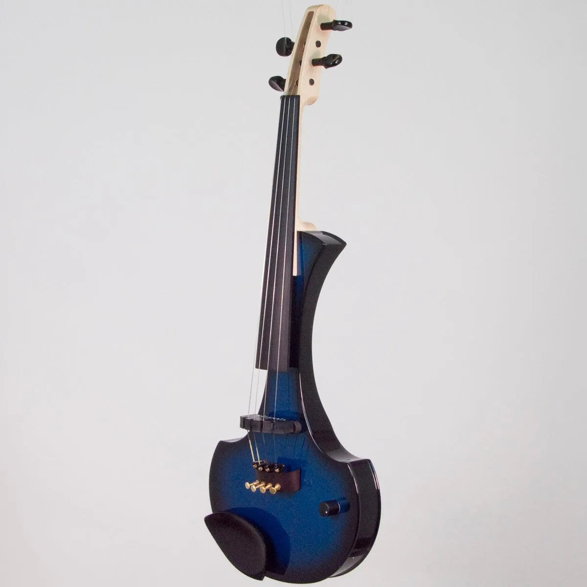 Cantini Earphonic Electric Violin with MIDI, Blue/Black Sunburst - Electric Violin Shop